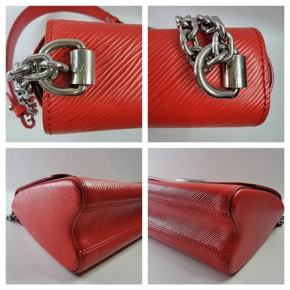Louis Vuitton Twist Epi Leather Scarlet Crossbody Bag Full Inclusion (Box/Dusty) - Picture 11 of 17